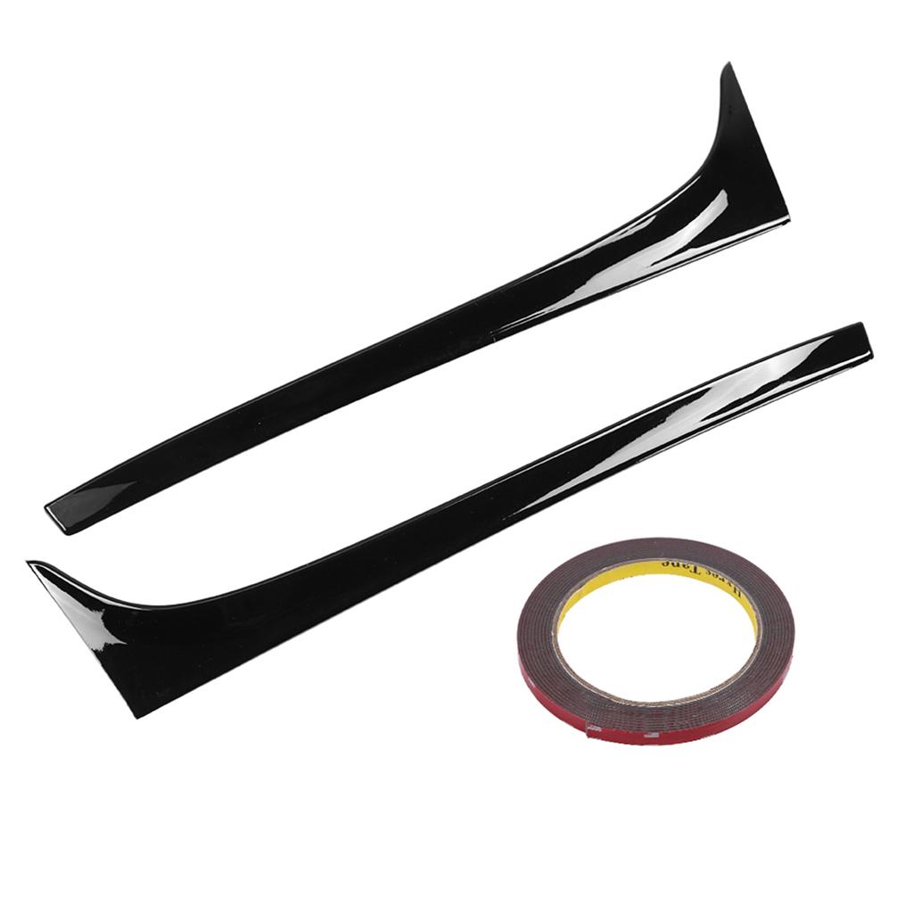 Car wing spoiler taiate spoiler side wing sticker made of ABS material with double-sided self-adhesive tape for 7 MK7 2014-2017