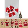 Luxurious Children's Christmas Costumes Santa Claus Boys And Girls Ensemble For Festive Fun