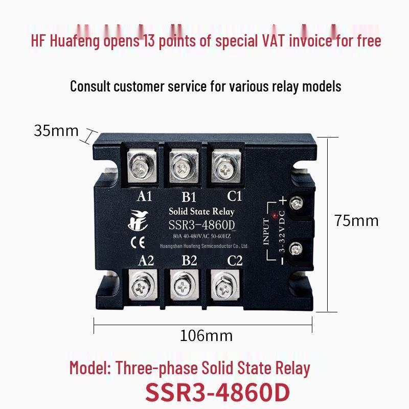 Releu cu stare solidă monofazat SSR-40DA Control DC/AC MGR-1D4840