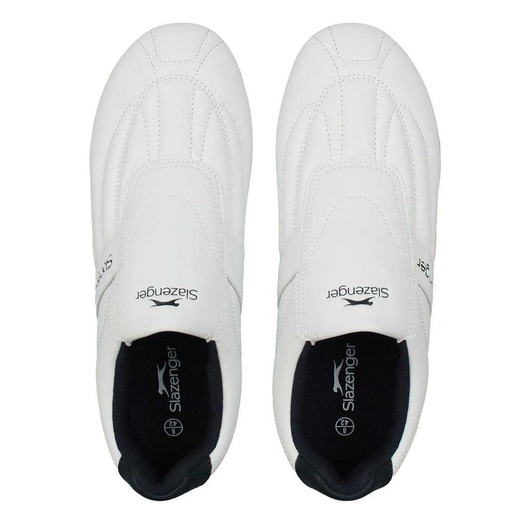 Slazenger Herren Warrior Leder Slip-On Sneaker