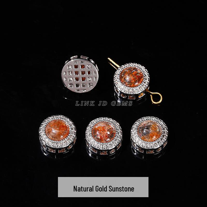 

Jinde Jewelry Natural Moonstone & Amethyst Loose Bead for DIY Magic Box Accessories Approx. 7*10mm (Alloy Accessory)