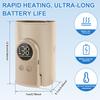 ABS Portable Bottle Warmer Bag 360° Heating Baby Bottle Warmer Bag 6 Temperature Setting Intelligent Milk Warming for Home