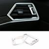 Console L&R Air Outlet Vent Trim Fit For BMW 3-Series G20 - Silver ABS
