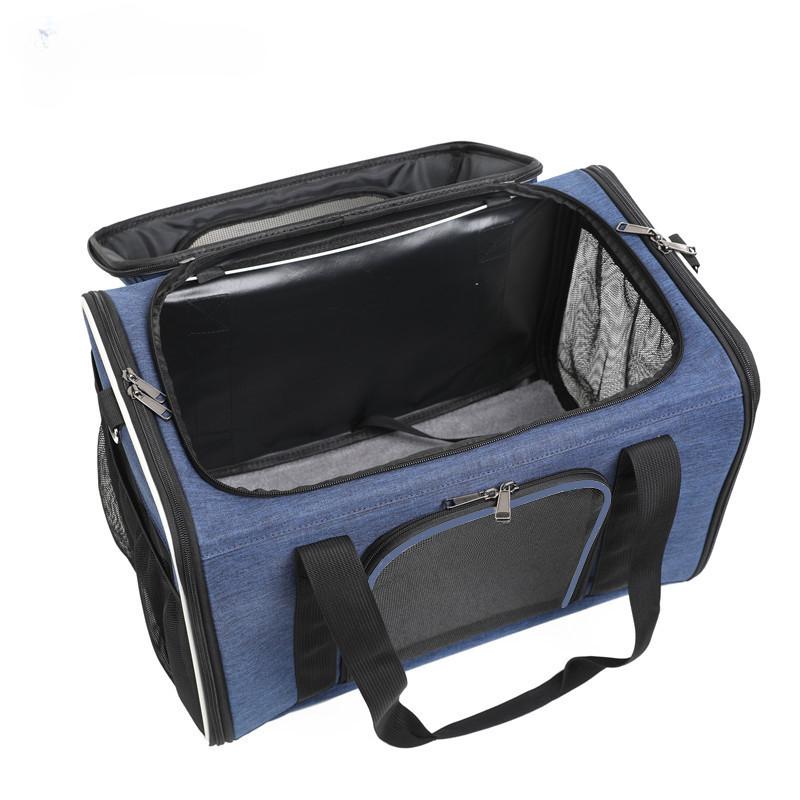 The New Cat Bag Is Portable and Large-capacity Heightening Breathable Trolley Case Foldable Car Dog Pet Bag
