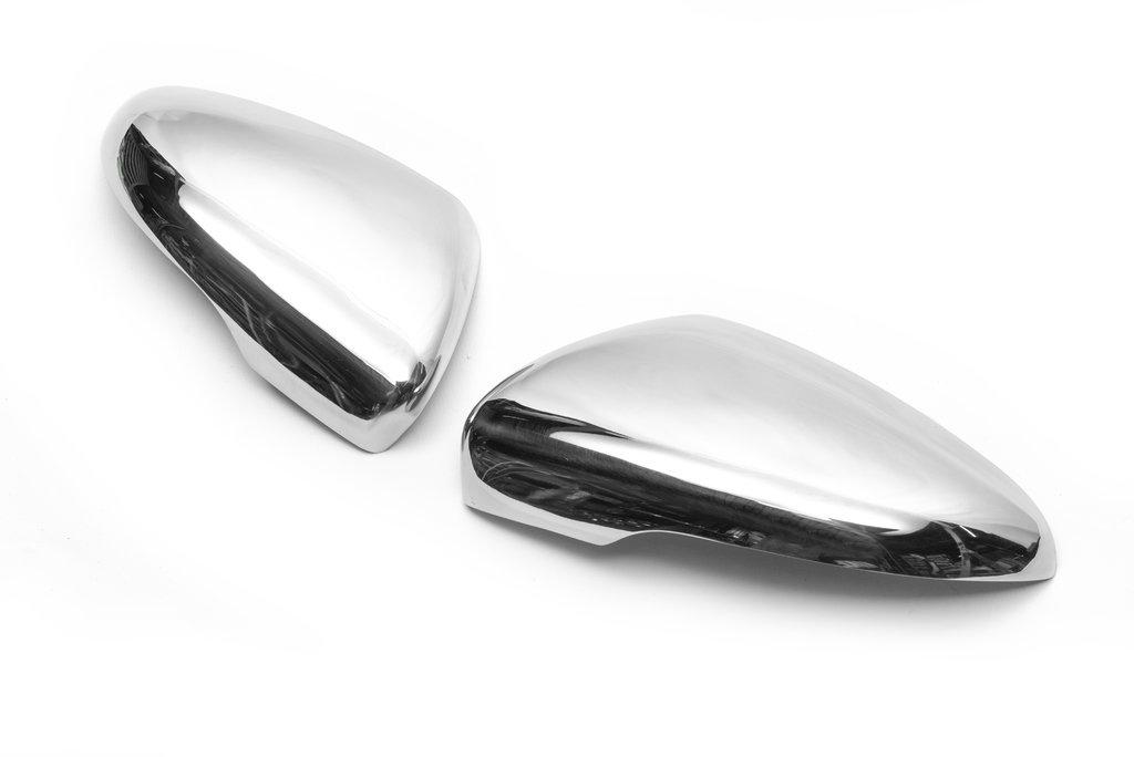 

Covers for mirrors (2 pcs, stainless steel) OmsaLine - Italian stainless steel for Volkswagen Touran 2010-2015