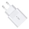 Ładowarka sieciowa C30W USB-C USB-A 30W - biała