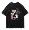 Children Pure Cotton Versatile T‑Shirt with Demon Slayer Q‑Style Hashira Character Graphic Print Women And Men T-shirt