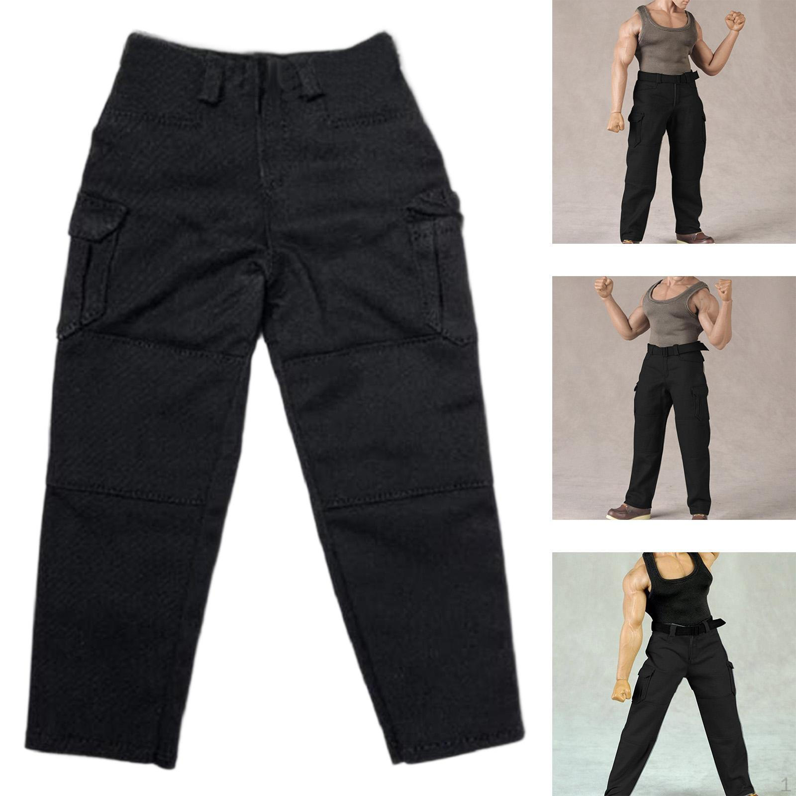 

1/6 Miniature Male Doll Pants Trouser 12 Action Figures Man Accessory