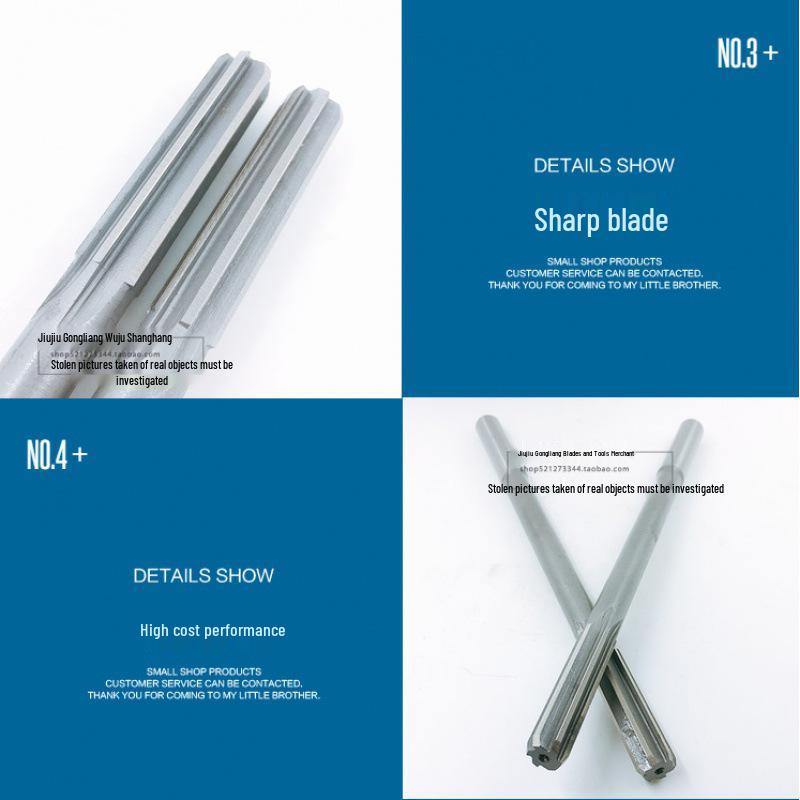 White Steel Straight Shank Machine Reamer: Sizes 9.05-9.9