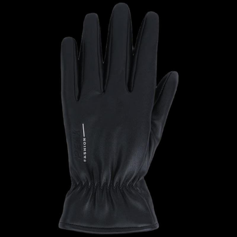 Peak Unisex Winter Touchscreen Leather Gloves