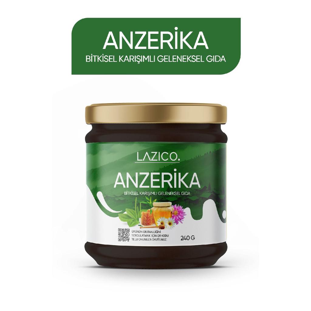 Traditional Food With Herbal Mixture Containing Anzer Honey, Andz Molasses, Bitter Almonds, Licorice Root