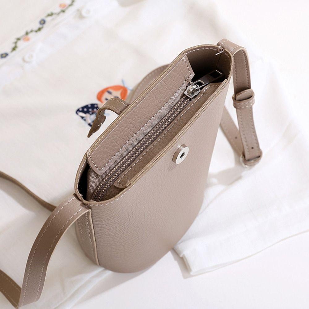 Exquisite Women Crossbody Bag Soft Portable Handbags Leisure Mobile Phone Pouch Female