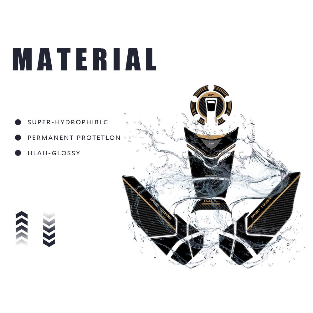 For Tracer 9 GT 2025 Tracer 9GT Tank Pad Protection Kit Motorcycles Accessories 3D Resin Stickers