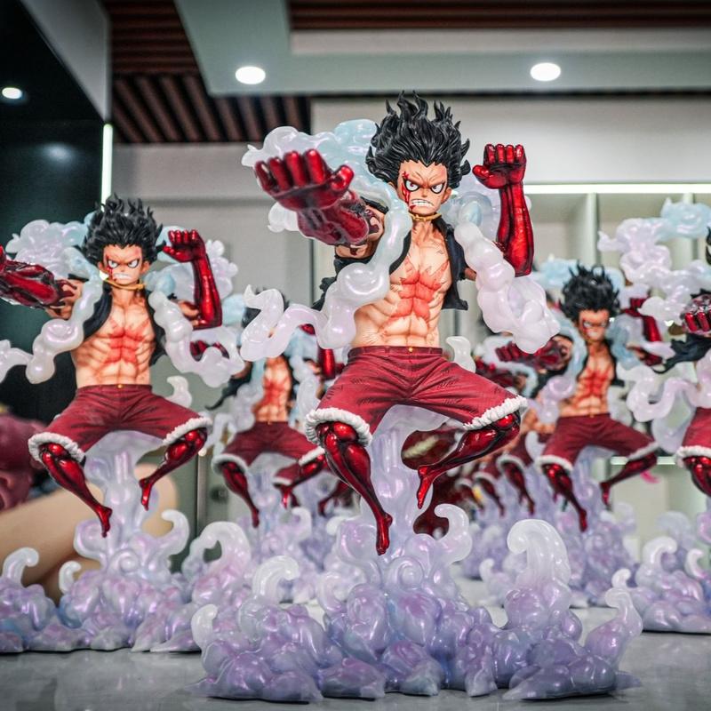 New 32cm Jt Studio One Piece Fourth Gear Snake Man Luffy Action Figure Anime Pvc Model Toy Statue Collectible For Kids Fans