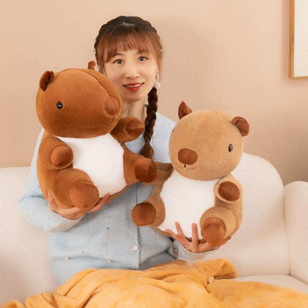 Cute Doll French Fries Capybara Plush Toy Simulation Capybara Plush Doll  Birthday Gift