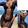 New Sexy Fishnet Long Dress Bobysuit Women Erotic Lingerie Dress Porno Babydolls Underwear Teddy Bodystockings Costumes For Sex