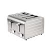 High-Power Stainless Steel Toaster with Extra-Wide Slots and Automatic Pop-Up