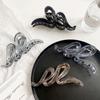 Transparent Hair Clips Wave Claw Clips for Thick Hair Large Size Ponytail Holders  Girls