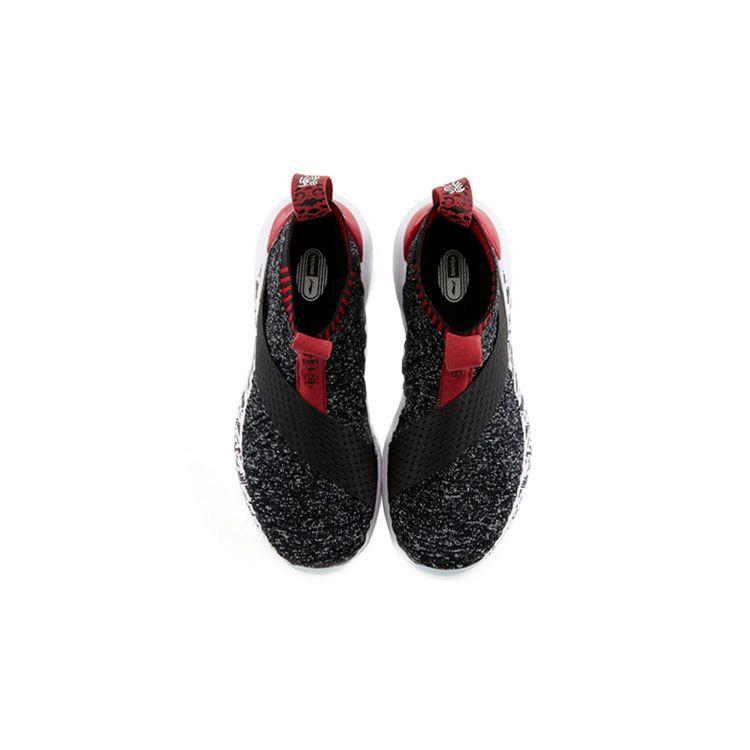 Li Ning Youth Slip-On Sock Sneakers Kids Sneakers Gray Black Red YKCP026-1