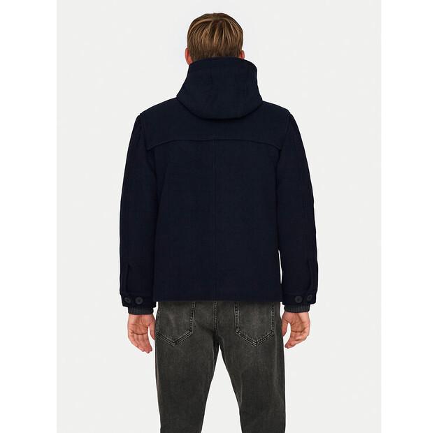 Зимняя куртка Only & Sons Jules 22030865, темно-синяя, стандартный крой