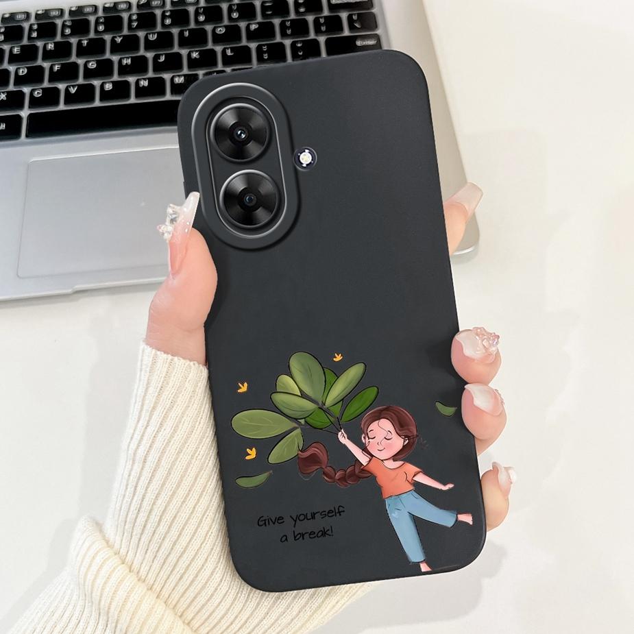 For Realme Note 60 Case RMX3933 Cool Machine Fashion Painted Cover Soft TPU Phone Case For Realme Note 60X Note60 Narzo N61 Bags