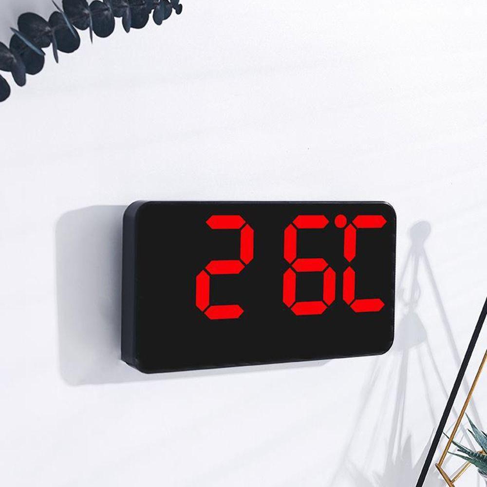Dual Alarms LED Digital Clock 12/24H Format Table Alarm Clock Wall-mounted Clock  Living Room