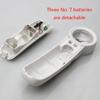 2 LED Light 16X Magnifying Glass Lens Pocket Handhelds Microscope Reading Magnifier
