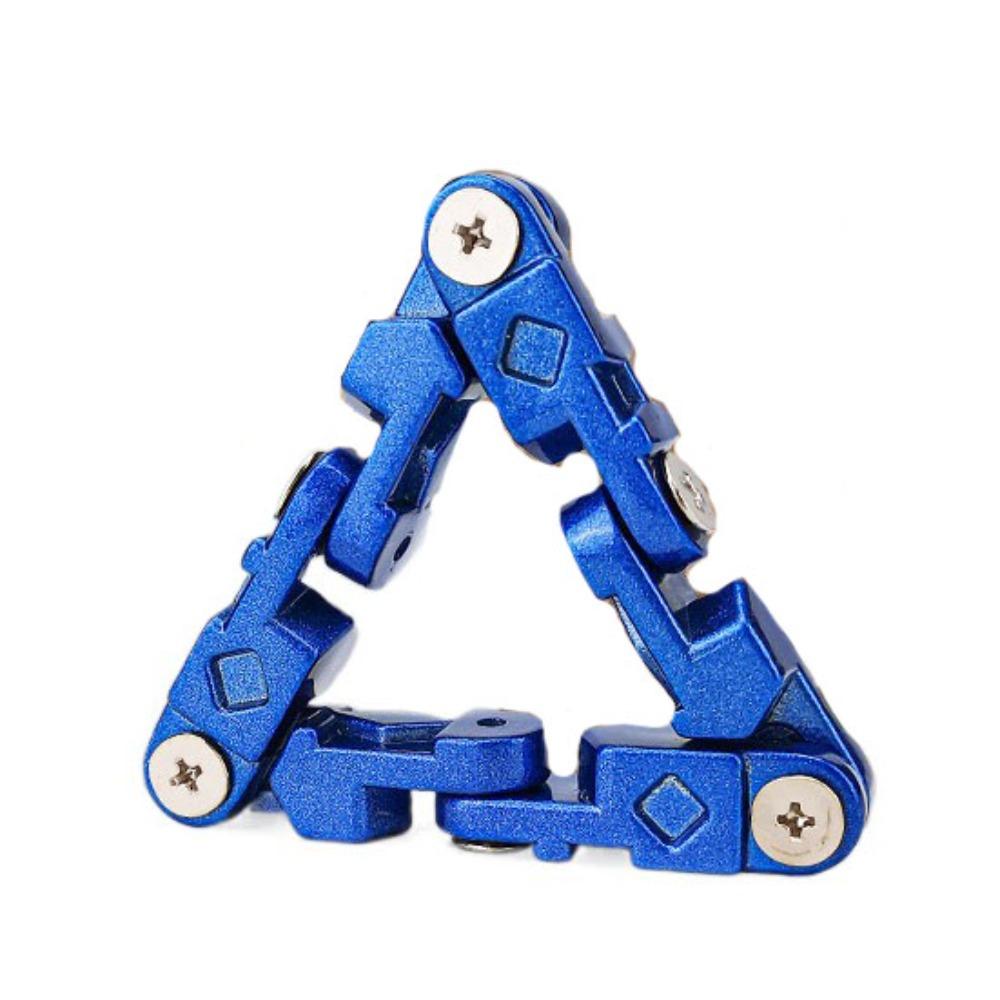 

Unlimited Flip Metal Chain Flippable Toy Flexibility Zinc Zinc Alloy Massage Bracelet Adults Children синий