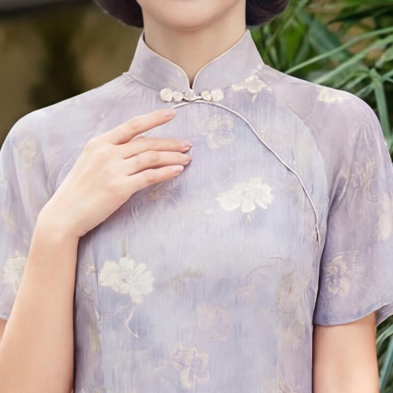 Haoyi Women's Elegant New Chinese Cheongsam Dress