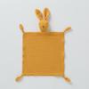 Pure Cotton Baby Comfort Toy: Rabbit Sleep Companion Crinkle Handkerchief
