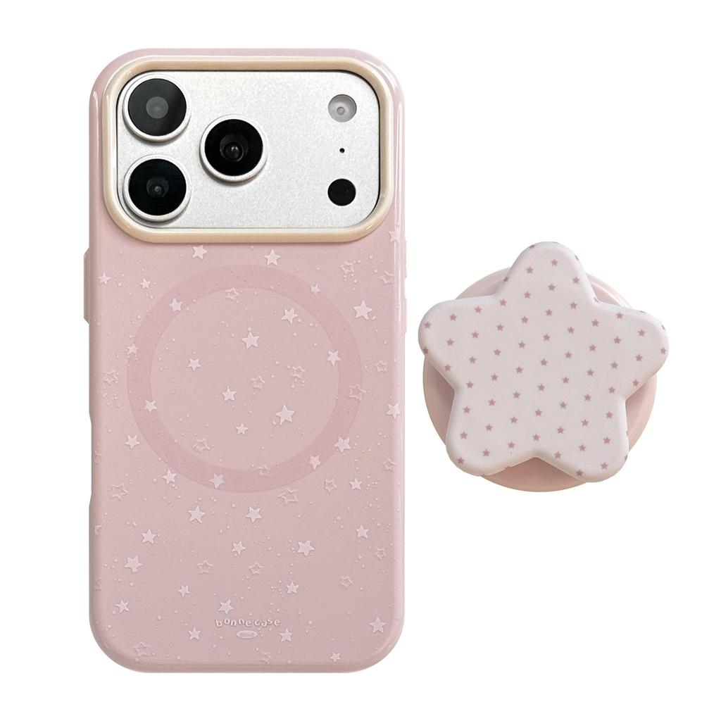 Creative Star Stand Phone Case for iPhone 16, iPhone 17, and iPhone 17 Pro Max