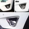 Pair Chrome Front Fog Light Lamp Cover Trim Fit For 2013 2014 2015 Mazda CX-5