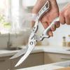 Professional Stainless Steel Kitchen Scissors For Chicken Vegetables Meat Poultry Fish With Safety Lock