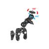 SZRIG Super Clamp Articulating 1/4"-20 Mini Ball Hand for Camera Monitor LED Light Accessories (Black)