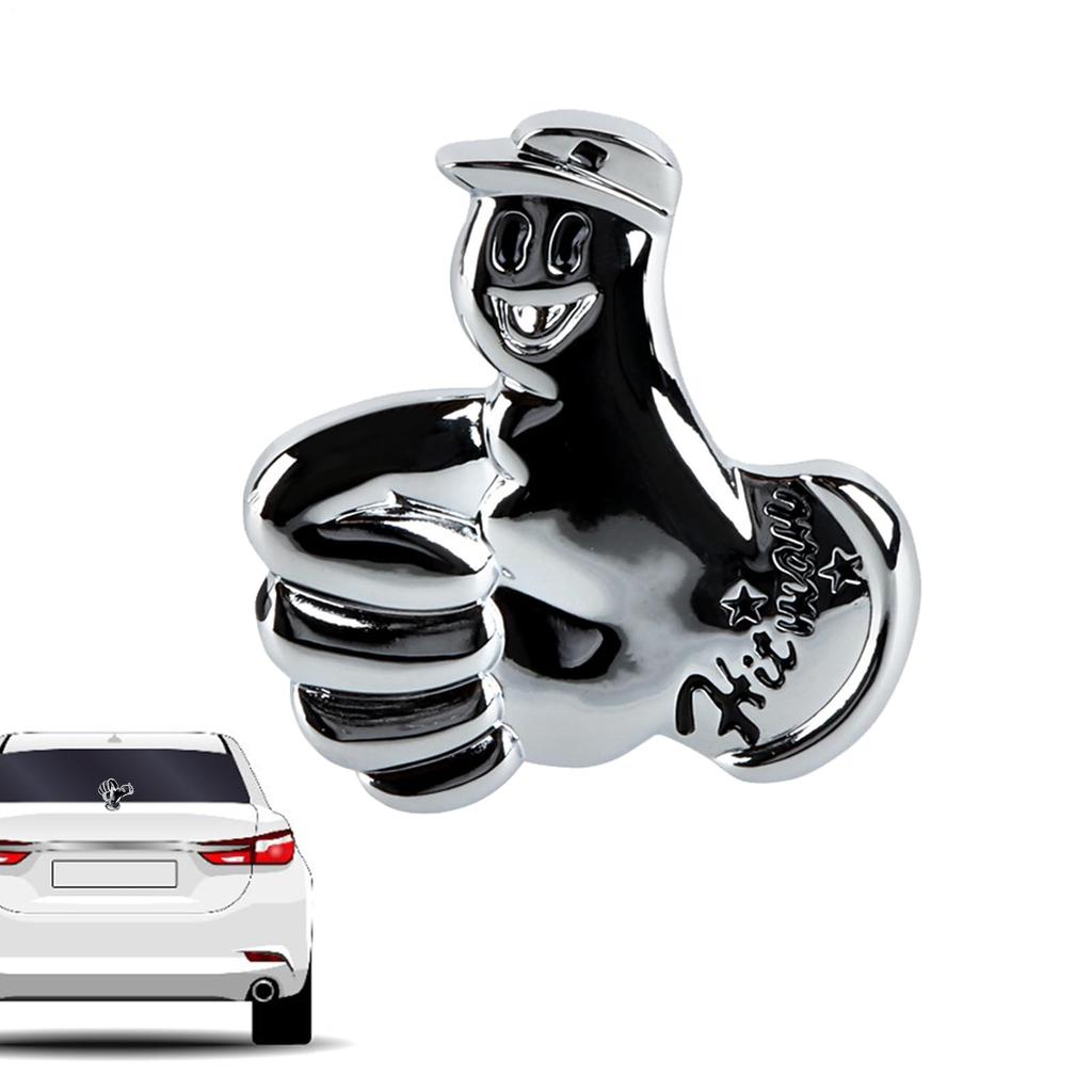 Patonde Rear Wiper Decoration, Rear Wiper Decoration | Vista Print Funny Stainless Steel Silver