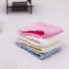 1PC Dollhouse Mini Bathroom Lace Towel Doll Bathroom Bath Towel Shooting Scene Props
