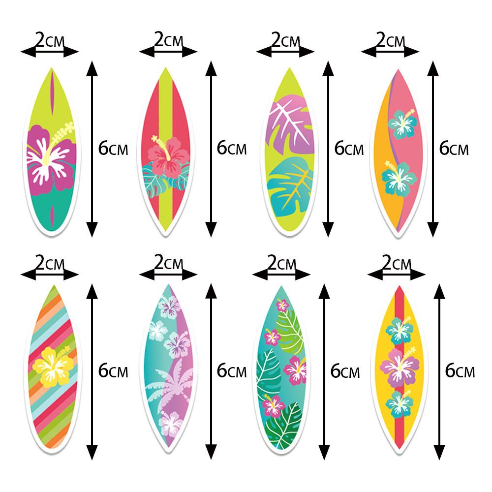 Themed Surfboard Flower Confetti Birthday Party Decoration Props Throwing