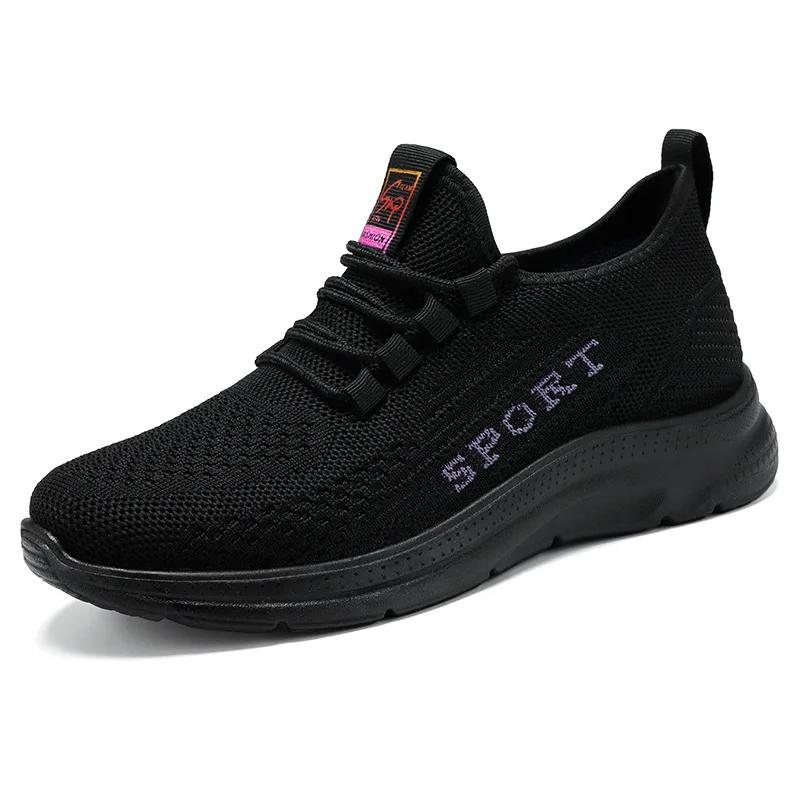 Fashion Women Vulcanized Shoes Sneakers Spring Fashion Soft Sole Breathable Non Slip Mesh Casual Vulcanized Shoes Women Tenis De Moda