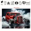 Classic Car-themed Photography Background Cloth - 1 Piece, Retro Vehicle and Smoke Party Background, Home Cake Table Decoration