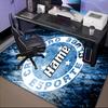 Custom Name Cruzeiro FC Crest Rug Game Carpet, Floor Mat for Bedroom Living Room Entryway Rug, Home Decor Idea Gift for Christmas Birthday
