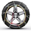 Snow Chains, Wear-Resistant High Carbon Steel Anti Slip Tire Chain for Passenger Cars, Pickups, and SUVs, Set of 2 (KN140)