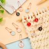 10pcs Knitting Tools Set for Sweater Knitting with Needle Number Markings Drip Oil Alloy Numbers And Buttons - Knit Accessories
