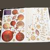 Multicolor Christmas Window Decals Christmas Balls Holiday Window Decor  Glass Doors