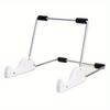 1pc Foldable Multi-Level Laptop Metal Stand Laptop Heightening Frame Laptop Ventilation Heat Dissipation Bracket