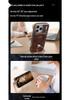Magnetic Suction Leather Case for iPhone 17 Pro Max, 17 Air; Full Coverage, Drop-Proof Bracket.