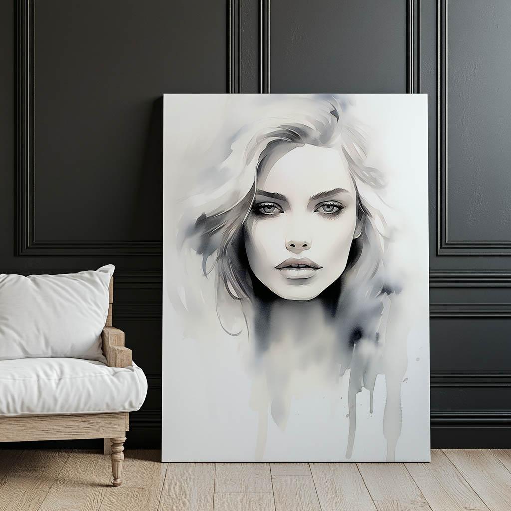 Schöne Frau Schöne Frau, 50X70 Cm, Ohne Rahmen, Mattes Papier 230 Gsm