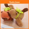 Adorable Cartoon Capybara Plush Toy Wristband For Kids In Brown And Orange Colors