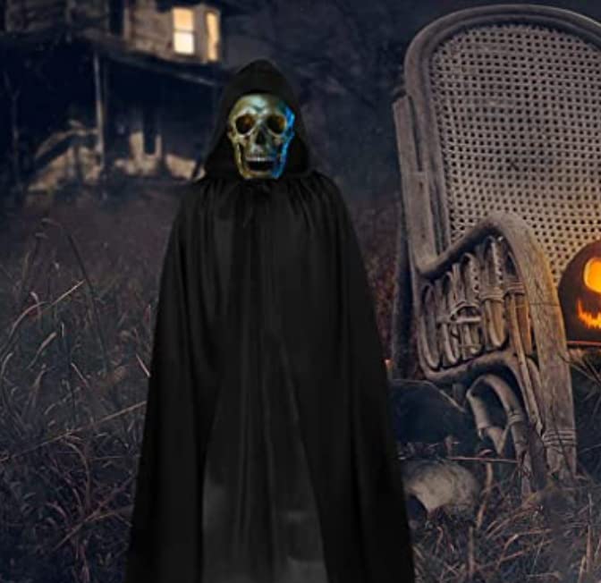 JUTOSU Halloween Cape, Dracula Style, for Kids and Adults, Makeup Costume Prop, Devil, Vampire, Wizard, Cosplay, Event Costume, Unisex Cape Robe,