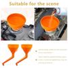 2pcs Filler Funnel Kerosene Car Vehicle Funnel 02562 Lubeo 6” Offset Automotive Net Water Tank Fluid s for Automotive Use Gas Strainer Oil Abs