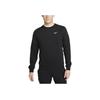 Nike Gestrickt Bequem Atmungsaktiv Bestickt Sportlich Lässig Schlicht Pullover Sweatshirt Herren Sweatshirt Schwarz 637903-010